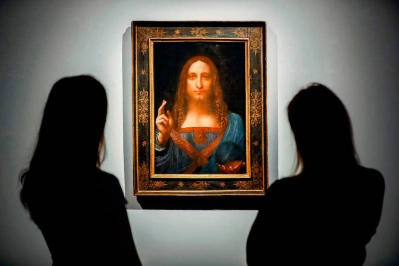 Le tableau Salvator Mundi adjugé 450 millions de $