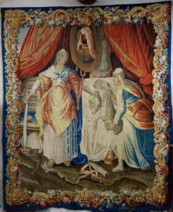 Tapisserie d'Aubusson: la décapitaion d'Holopherne, 17e siècle