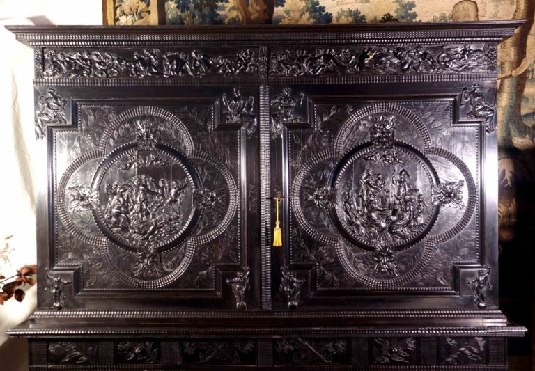 Présentation d’un cabinet d’ébène du XVIIe siècle – 3ème partie