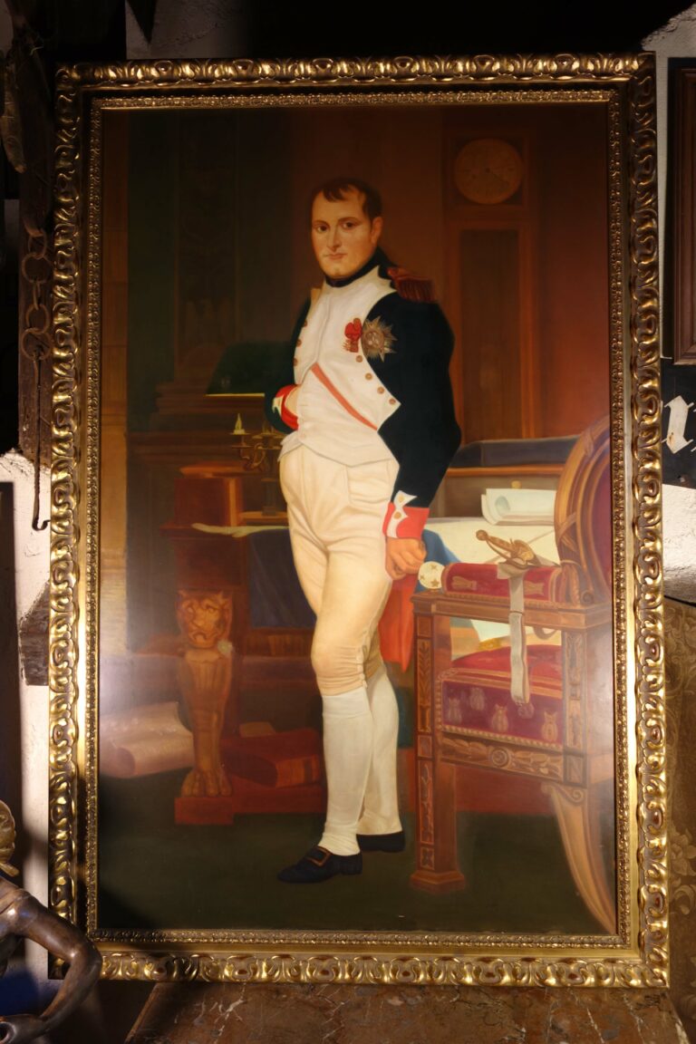 Napoléon dans son cabinet: tableau de plus de deux mètres