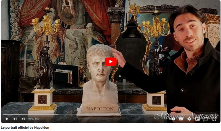 Présentation vidéo du buste de Napoléon