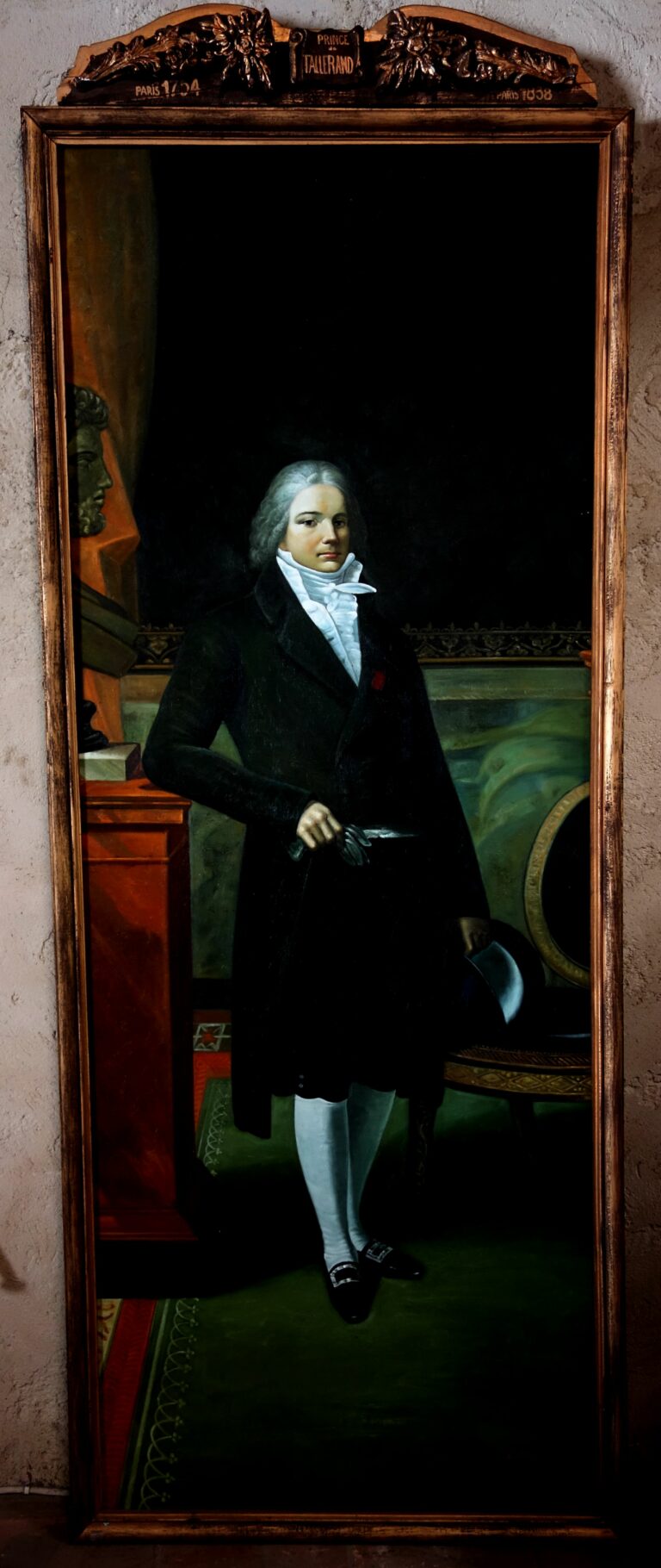 Important portrait en pied de Talleyrand